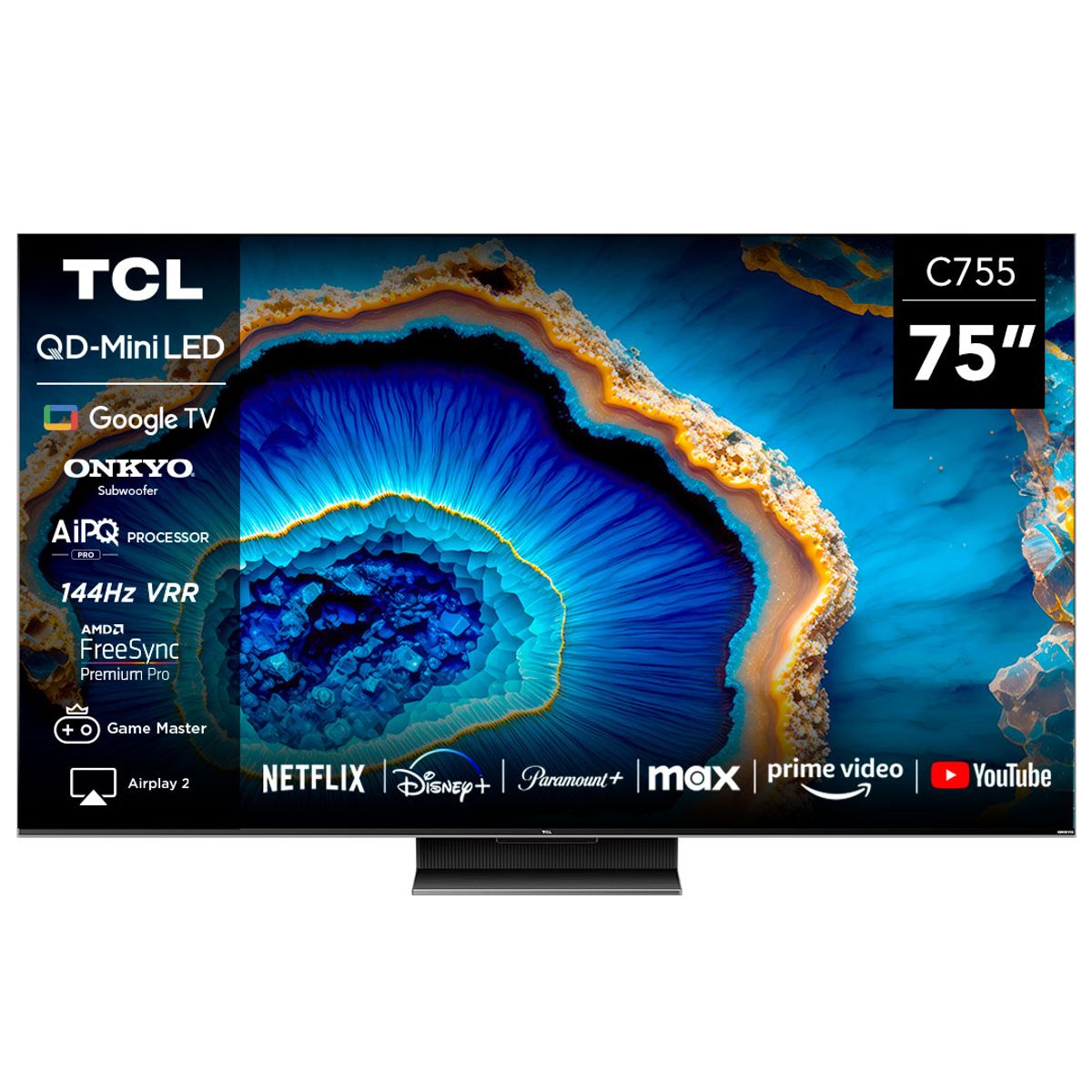 TCL - TCL 75" QLED Mini LED 4K 75C755 Smart TV
