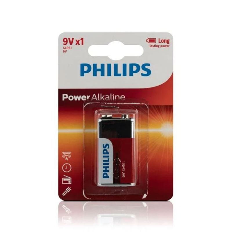 PHILIPS - Pila philips cloruro zinc 9v termosellado 1PCS PHILIPS