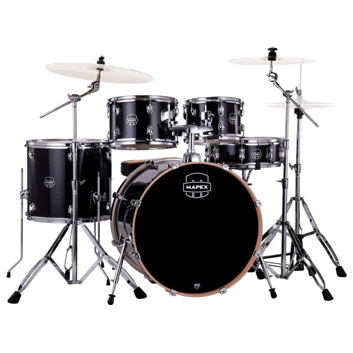 MAPEX - Batería Acústica Mapex Serie Venus VE5295FTVH - Black Galaxy Sparkle