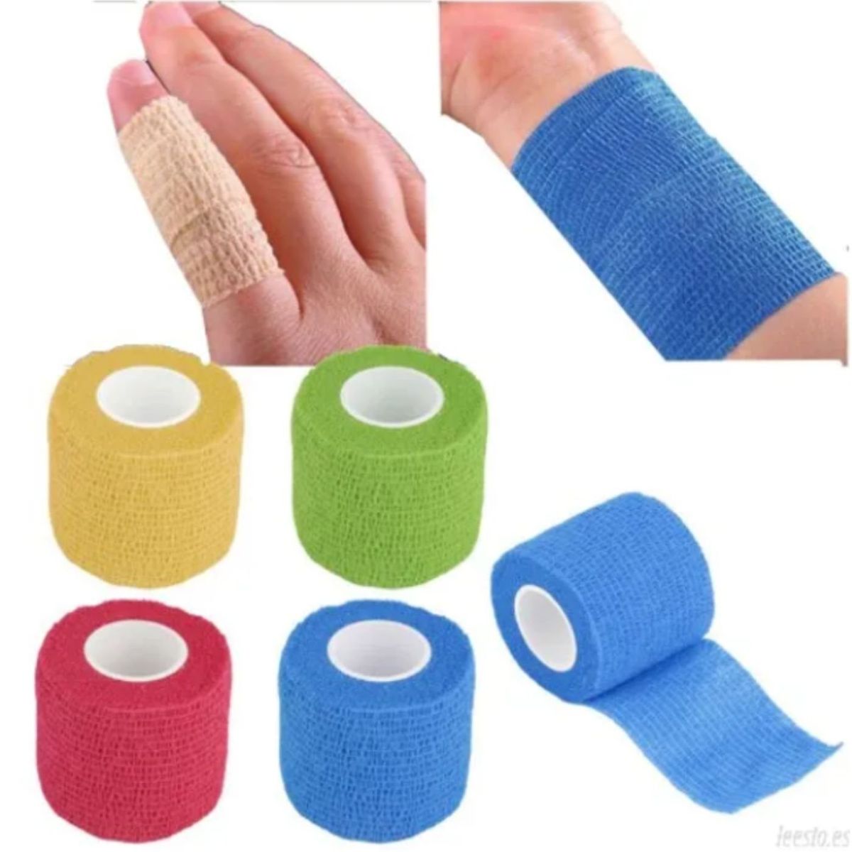 LIKE SHOP - Pack 2 Venda Coban Elastica Cohesiva Autoadherible 990