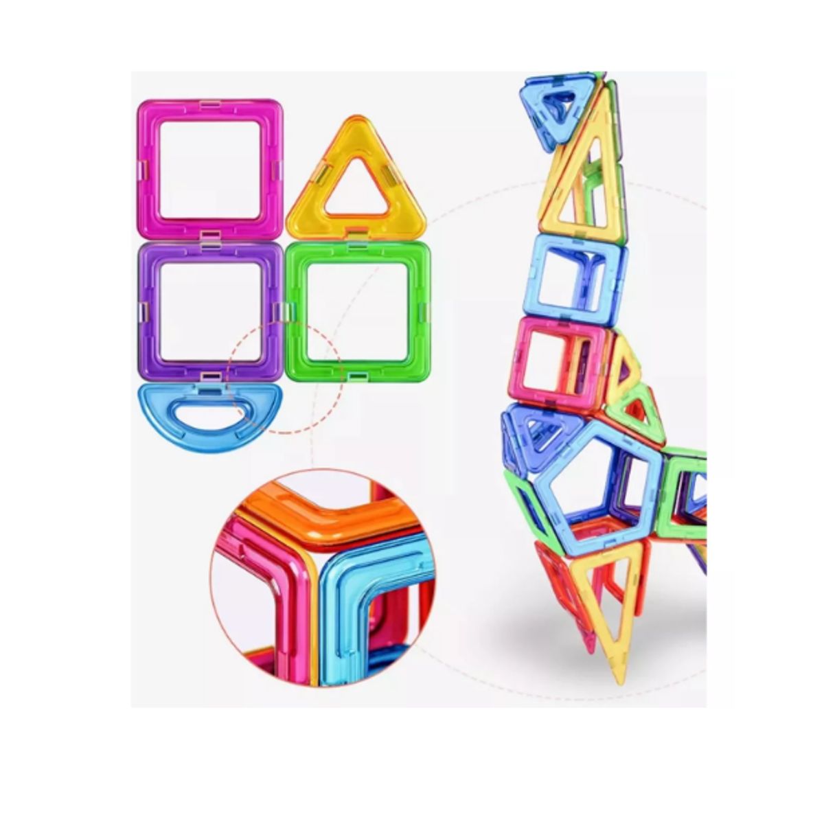 GENERICO - Bloques Construcción Bloques Magneticos Juguetes