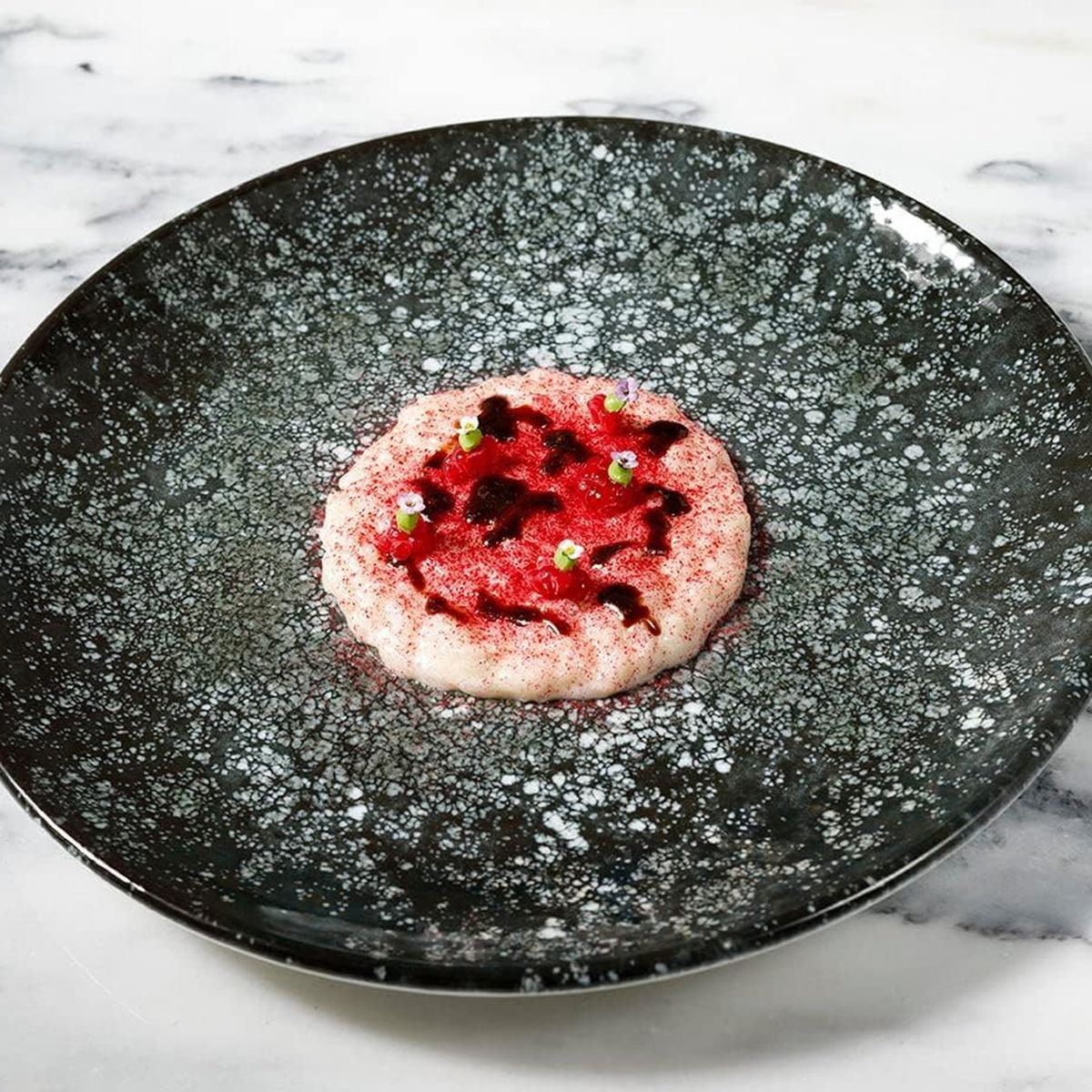 BONNA - Plato Porcelana Cosmos Vago 19cm  Set 6 unidades