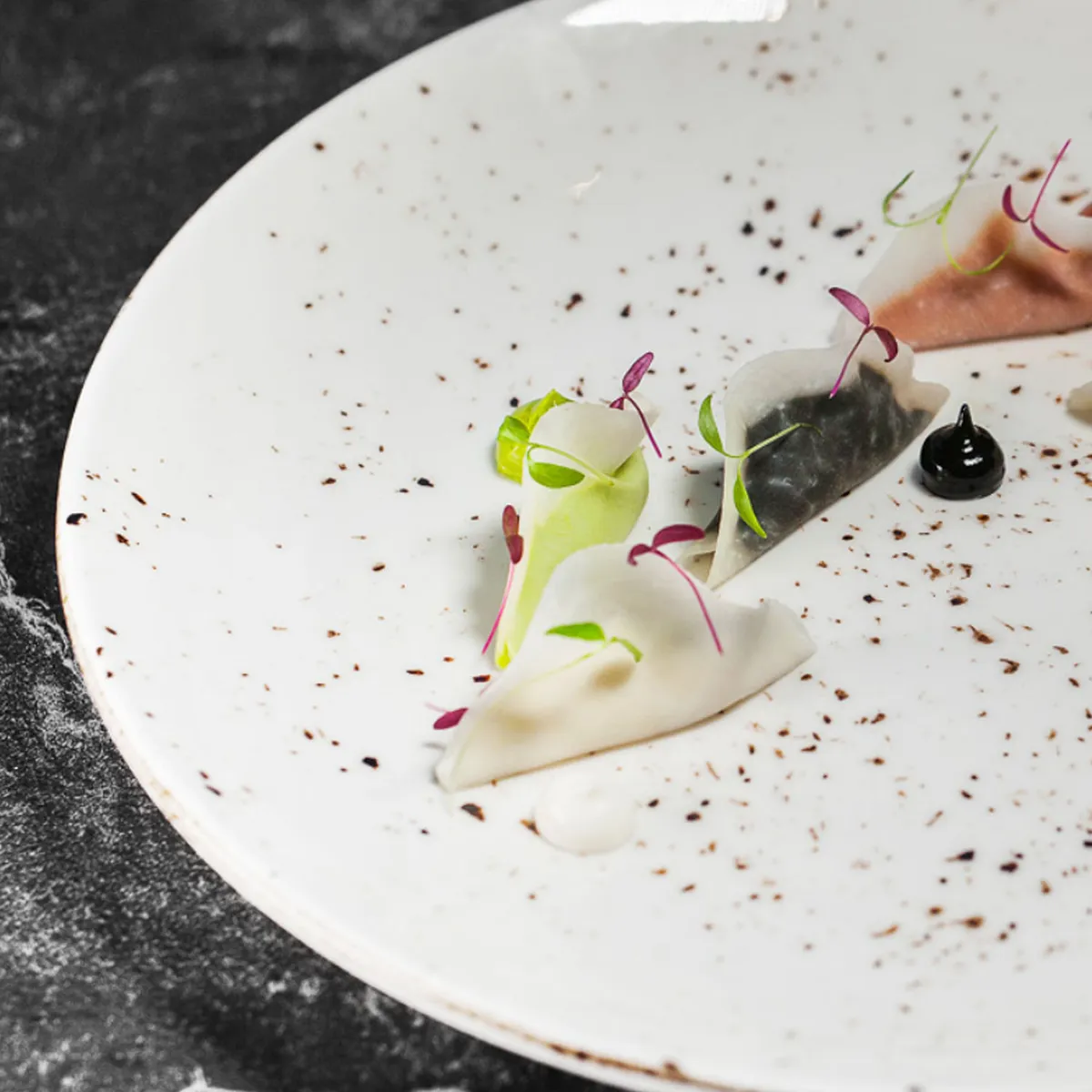 BONNA - Plato Porcelana Grain 21cm Set 6 unidades