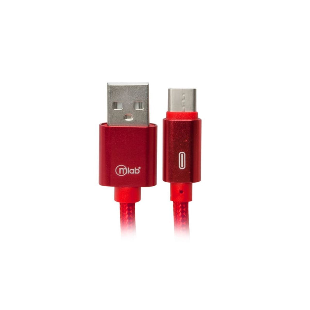 MLAB - Cable Usb A Tipo C Rojo Mlab 1mts MLAB