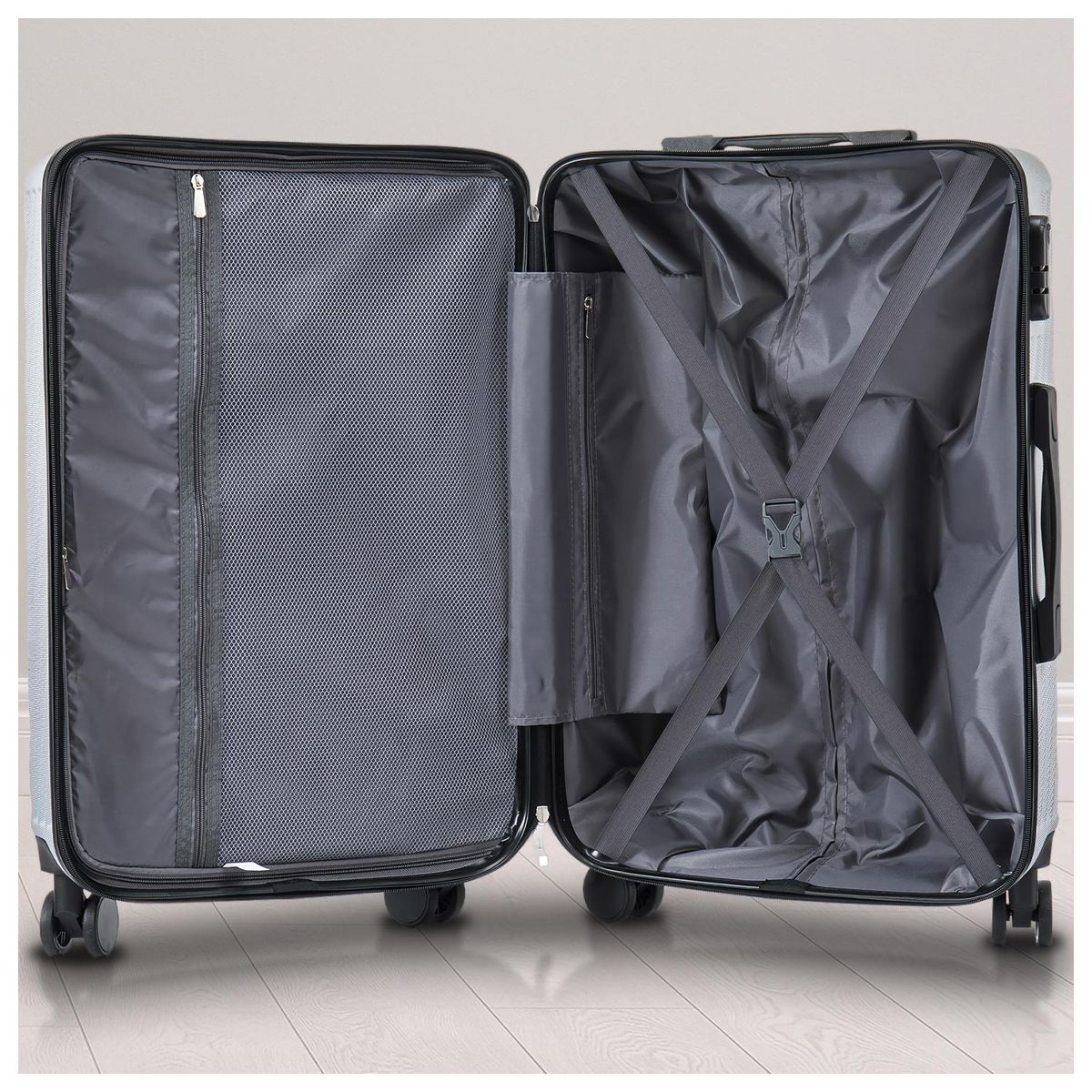 INSPIRACCI - Maleta Rigida Milan M 18kg Gris