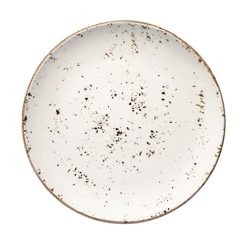 BONNA - Plato Porcelana Grain 25Cm Set 6 unidades