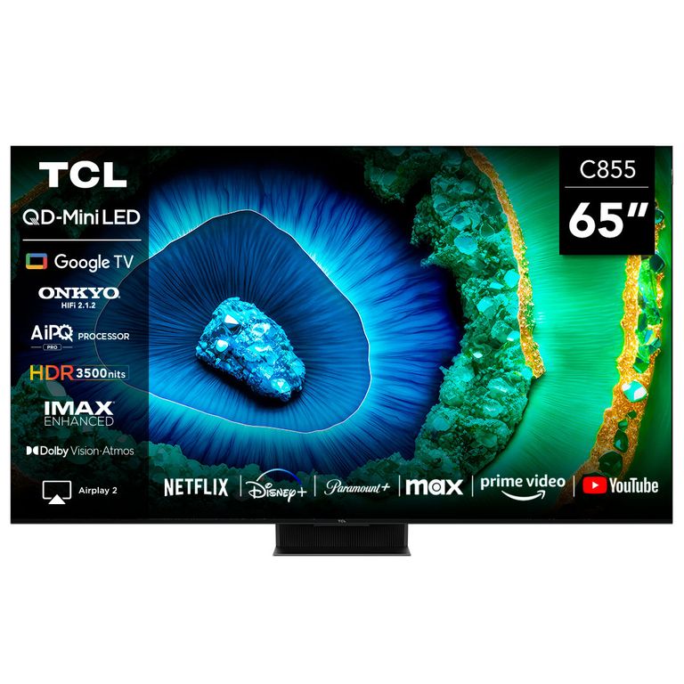 65 QLED Mini LED 4K 65C855 Smart TV.