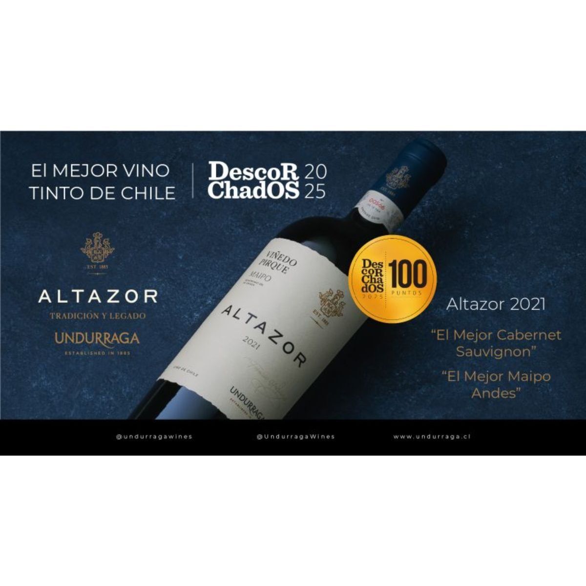 UNDURRAGA - Vino Ícono Undurraga Altazor 2023