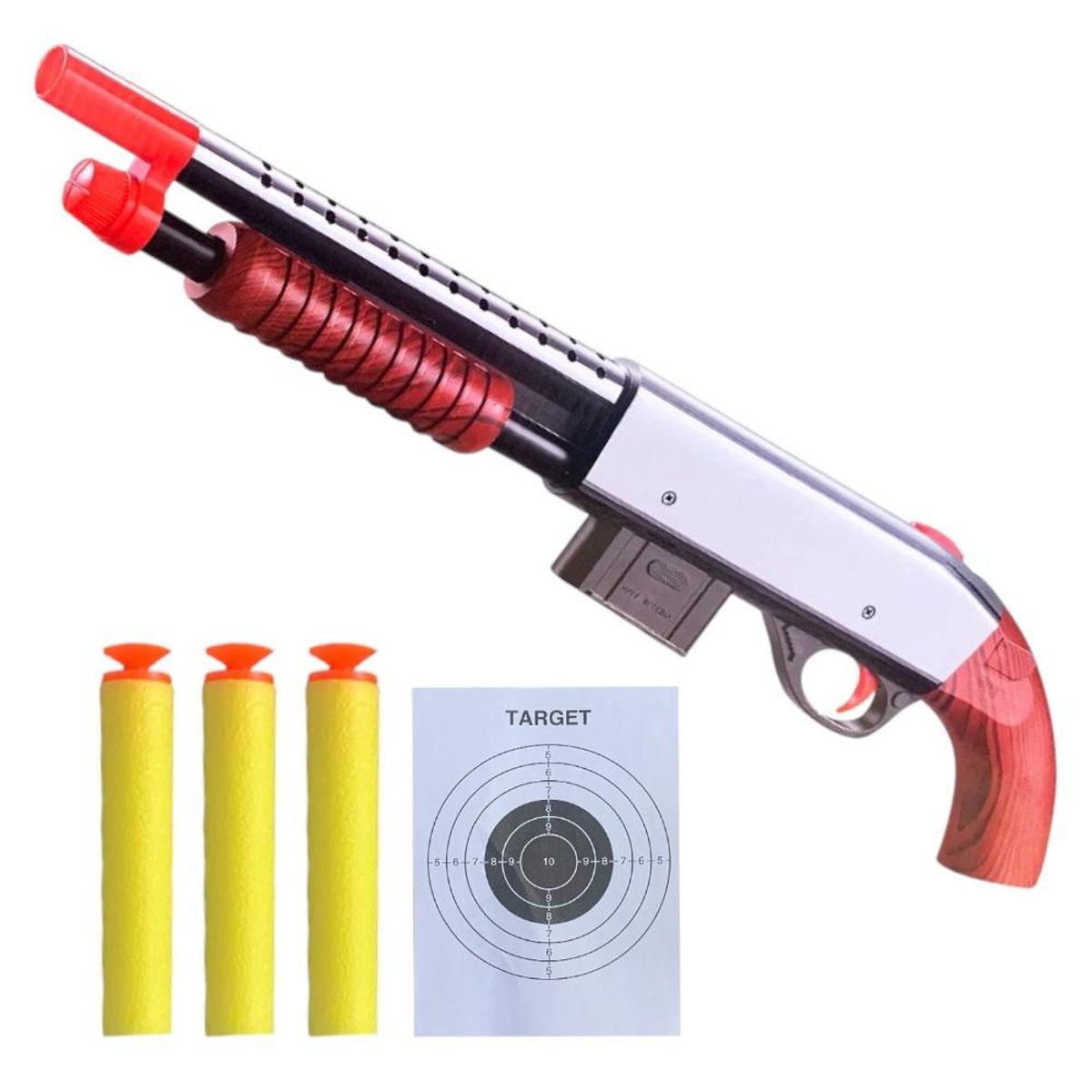 GENERICO - Escopeta De Juguete Lanzador Dardos Goma Eva
