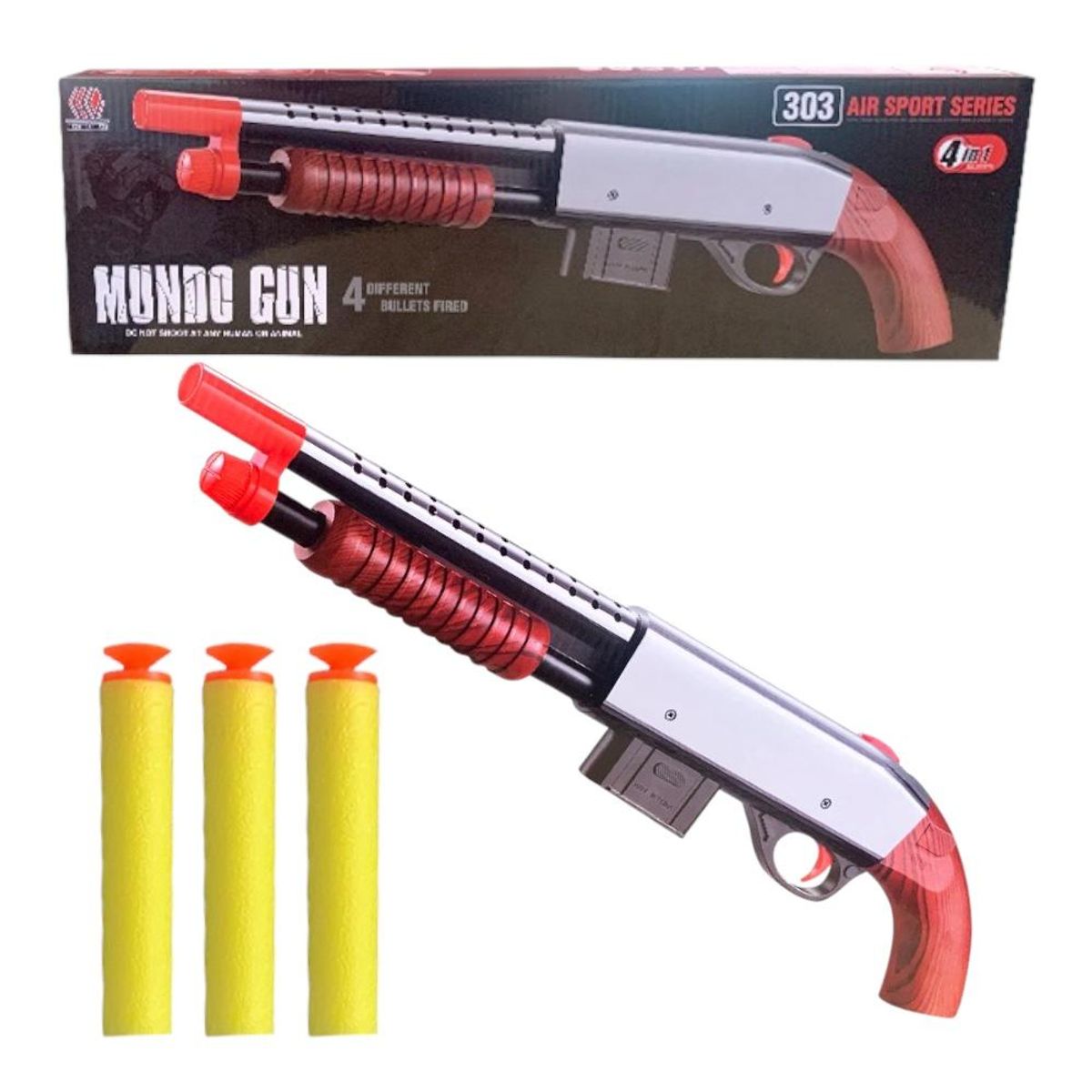 GENERICO - Escopeta De Juguete Lanzador Dardos Goma Eva