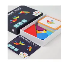 GENERICO - Puzzle para niños 7 piezas de madera