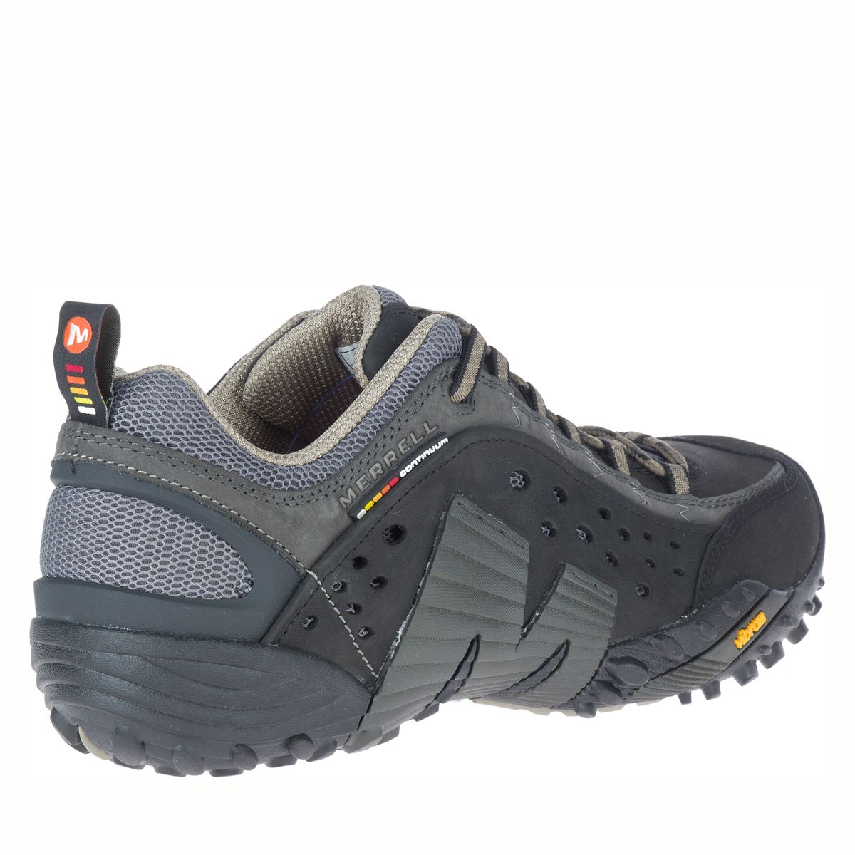 MERRELL - Intercept Zapatilla Outdoor Hombre Cuero Negro Merrell