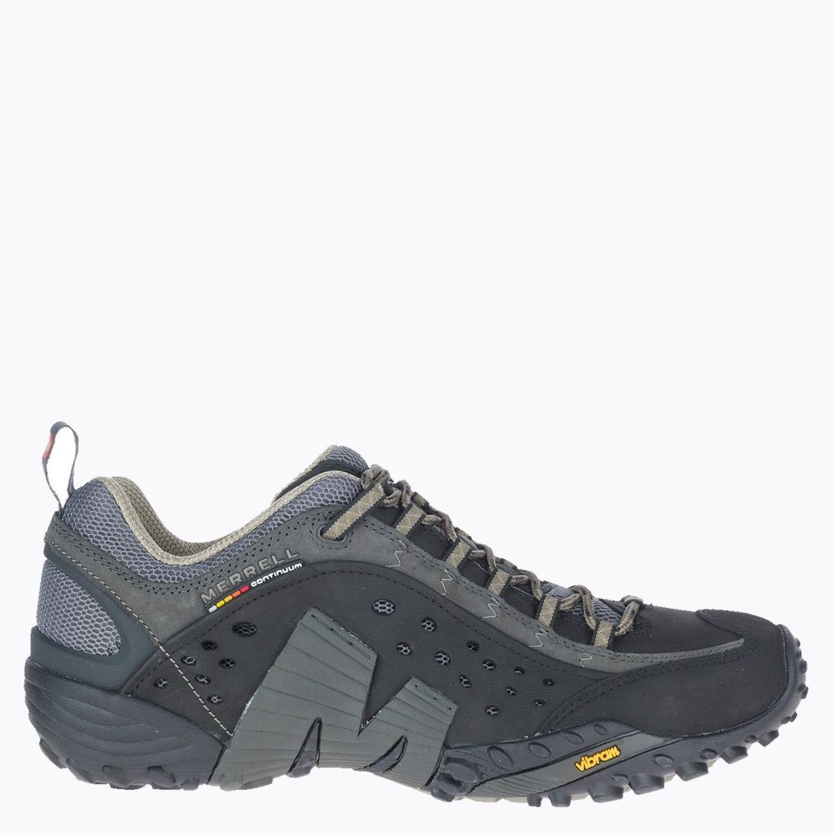 MERRELL - Intercept Zapatilla Outdoor Hombre Cuero Negro Merrell