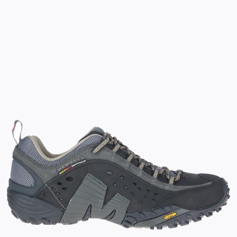 Intercept Zapatilla Outdoor y Trekking Hombre Cuero Negro