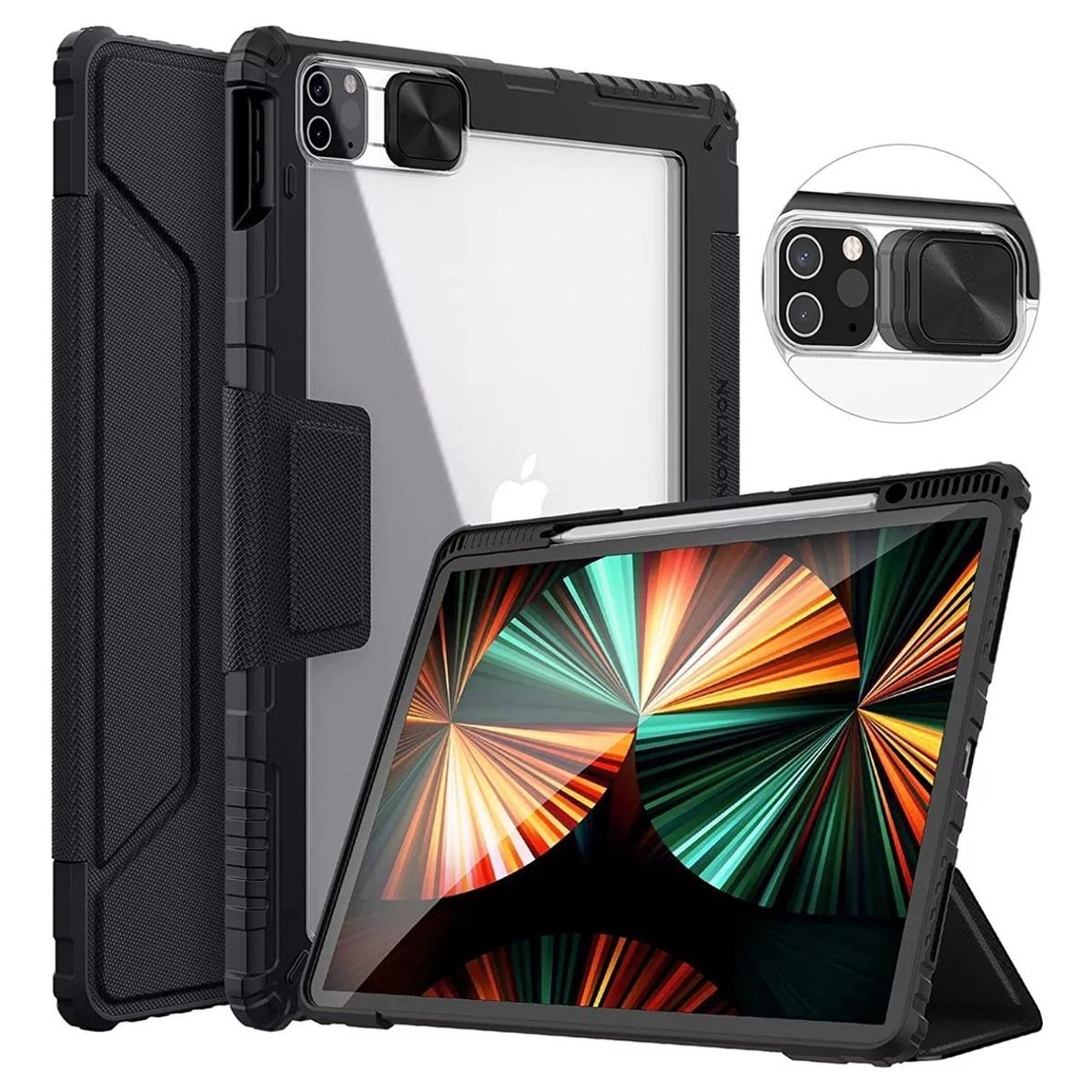 GENERICO - Carcasa Nilkin Antigolpes Para iPad Pro 12,9 M2 6ta Gen.