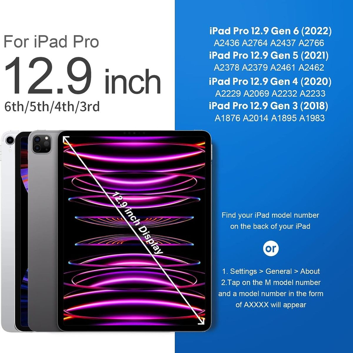 GENERICO - Carcasa Nilkin Antigolpes Para iPad Pro 12,9 M2 6ta Gen.