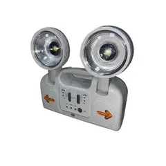 ANGELES DEL HOGAR - LAMPARA DE EMERGENCIA 2 FOCOS RECARGABLE