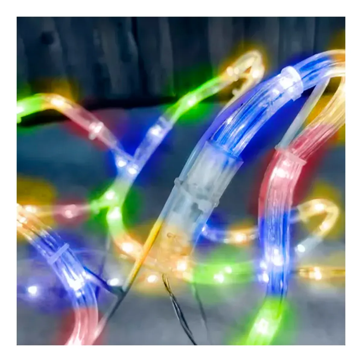 GENERICO - Reno De Navidad Luces Led Solar 95 Cm Luz Multicolor