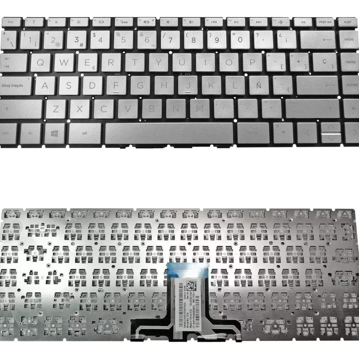 GENERICO - Teclado Para Notebook Hp 14-dq1004la Español Serie Nuevo