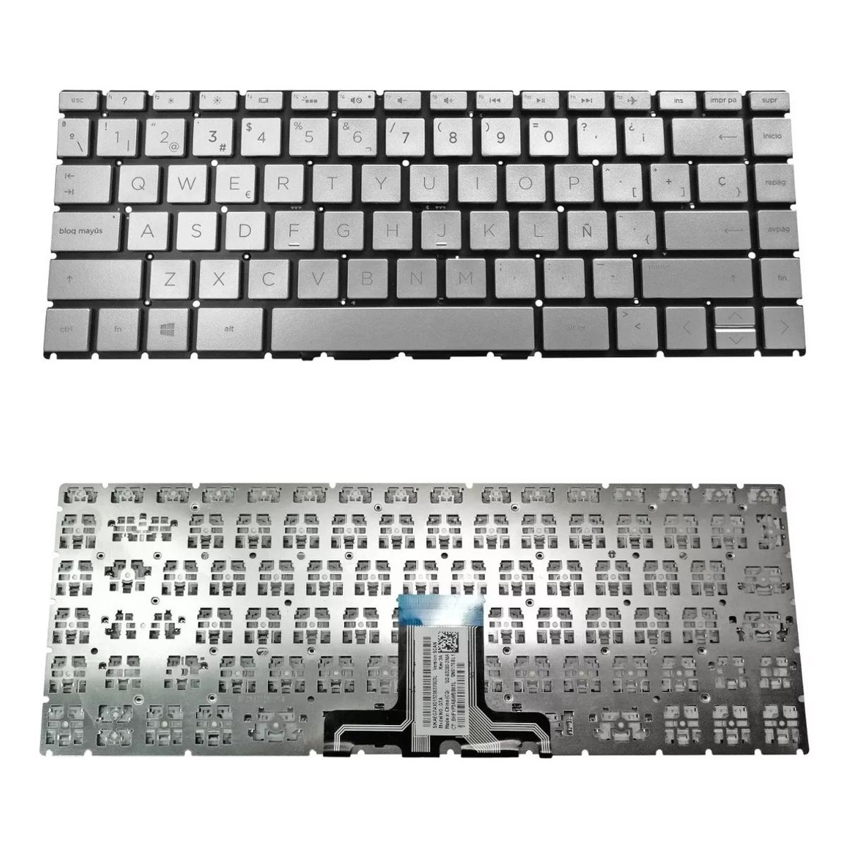 GENERICO - Teclado Para Notebook Hp 14-dq1004la Español Serie Nuevo