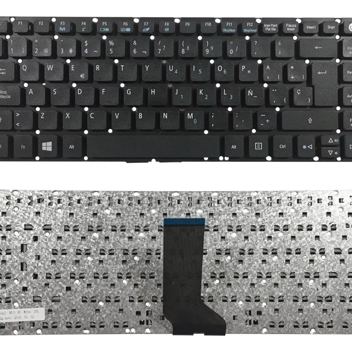 GENERICO - Teclado Español Para Notebook Acer Aspire 1 A114-32 Serie