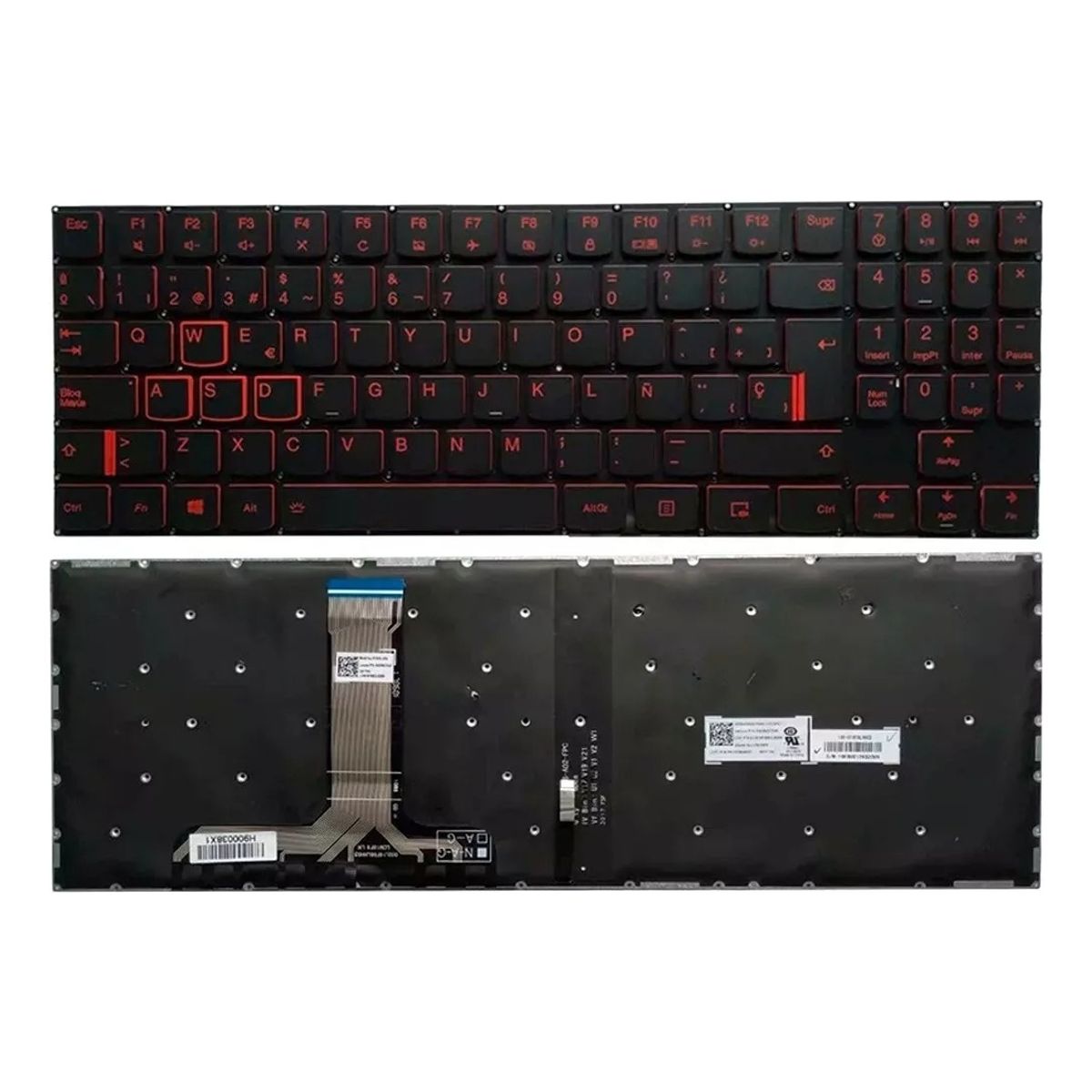 GENERICO - Teclado Para Lenovo Legion Y520 Y720 15ikb 15ikbn Español