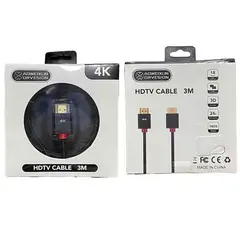 GENERICO - CABLE HDMI 4K 3 METROS Aoweixun Orvesion