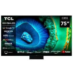 TCL - 75" QLED Mini LED 4K 75C855 Smart TV