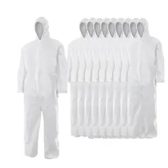 ACKERLAND - Overol Blanco Multi uso y propósito xxl 10 unidades