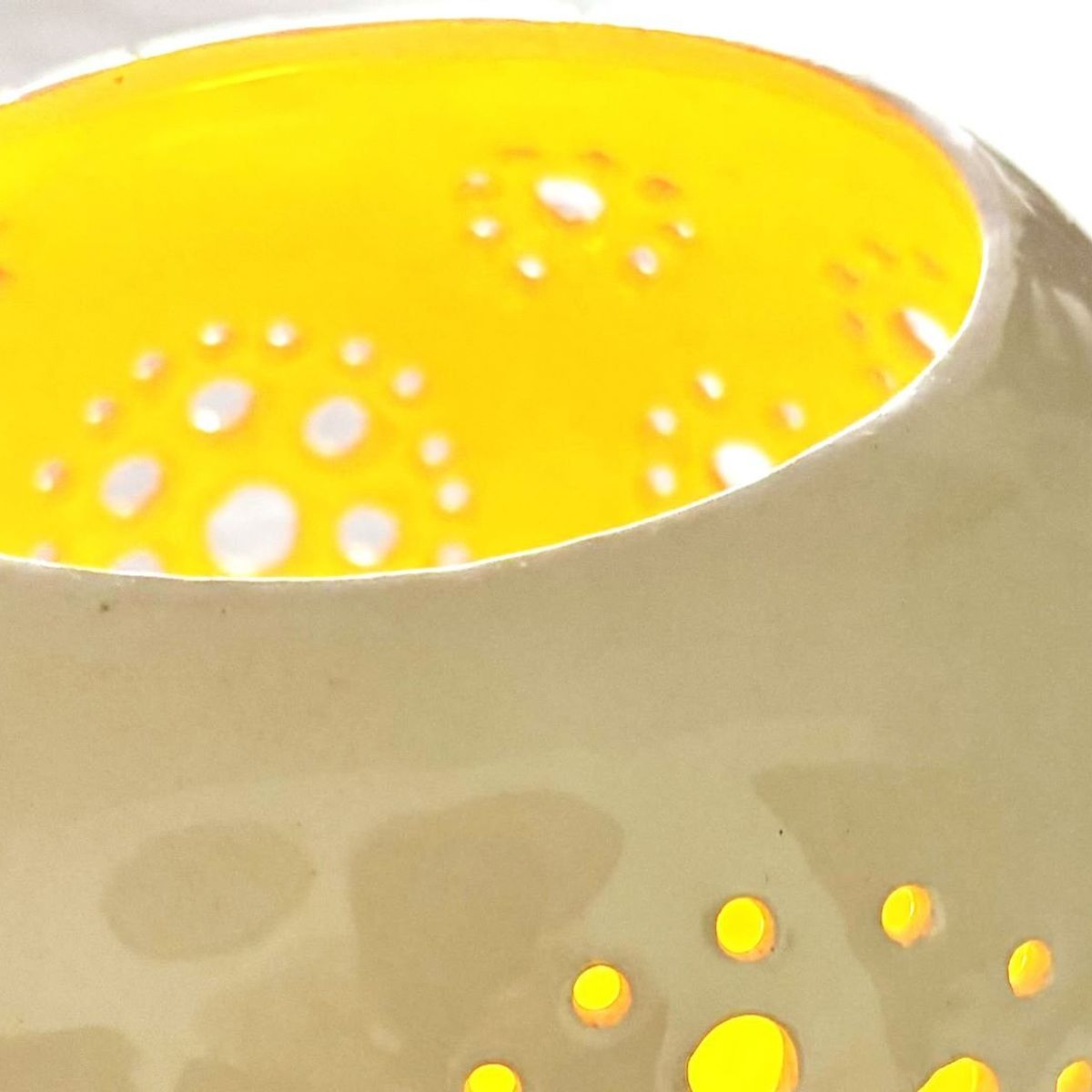 GOIC DISEÑOS - portavela de cerámica hecho a mano diseño exclusivo