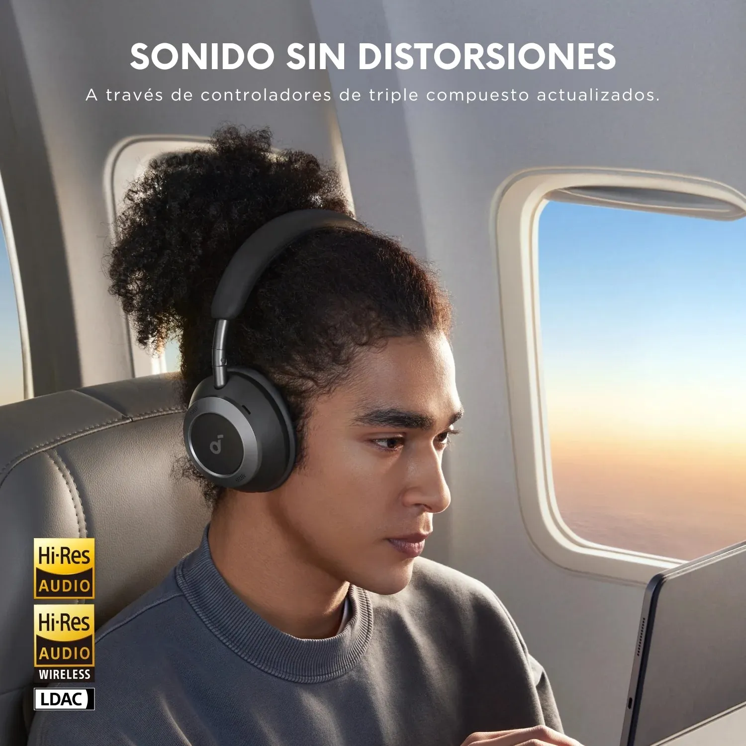 SOUNDCORE BY ANKER Audifono Over Ear Noise Cancelling Space One