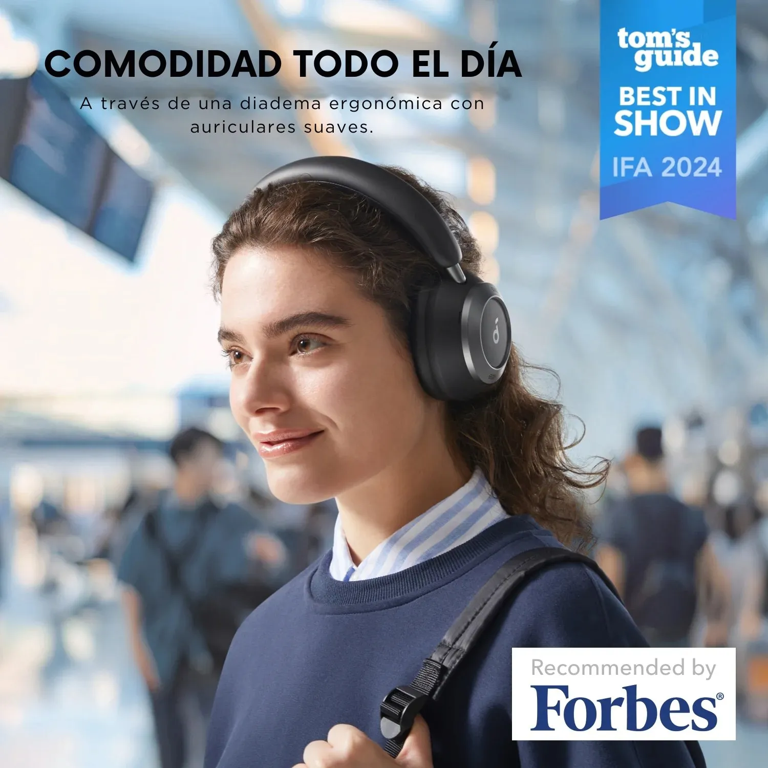 SOUNDCORE BY ANKER Audifono Over Ear Noise Cancelling Space One