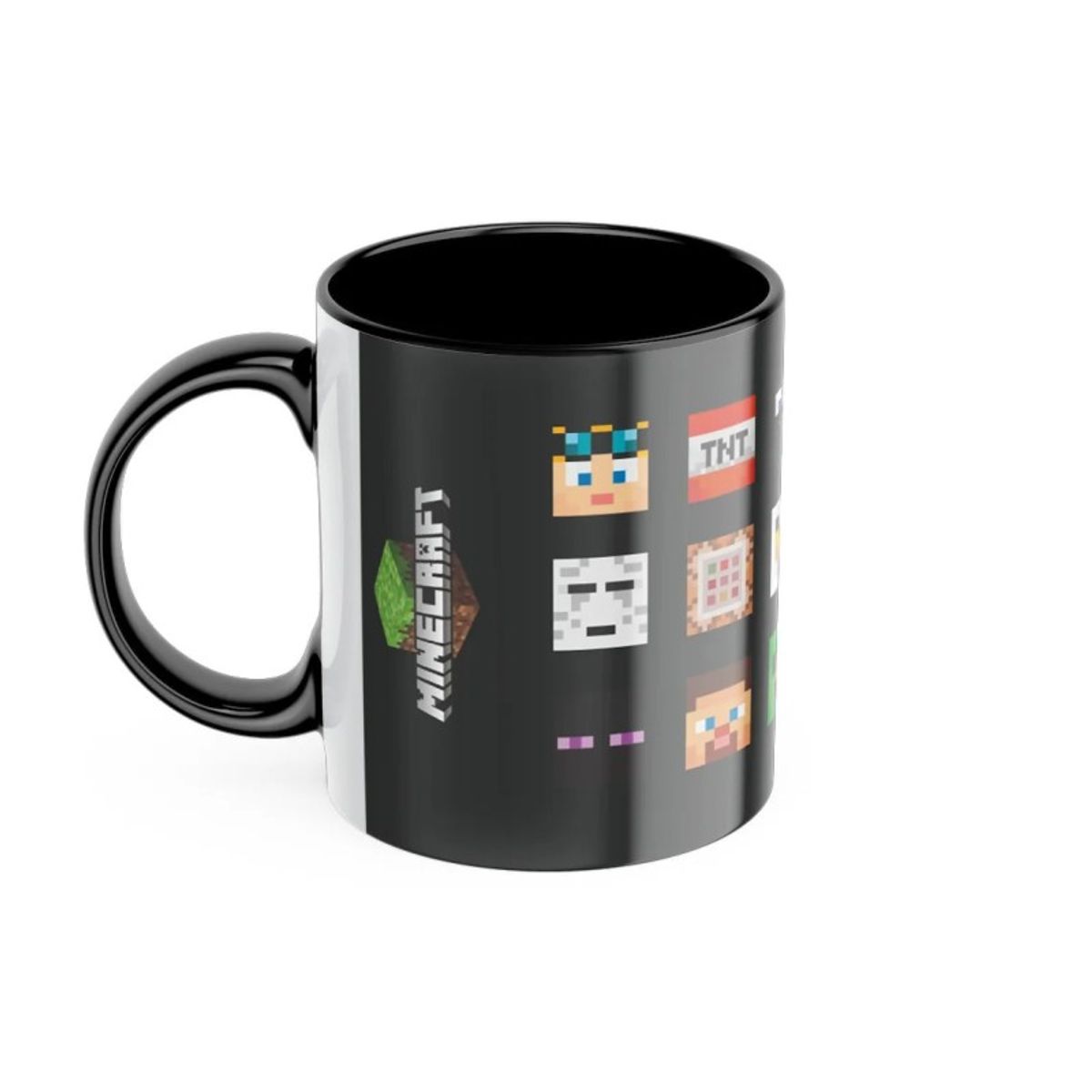 GENERICO - Tazón Minecraft Negro