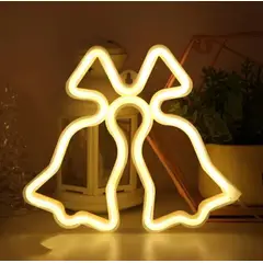 GENERICO - Adorno Navideño Luz LED Figura Campanas