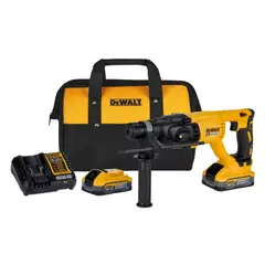 DEWALT - Kit Rotomartillo 1 20v + 2 Baterías Powerstack 5ah Color Amarillo
