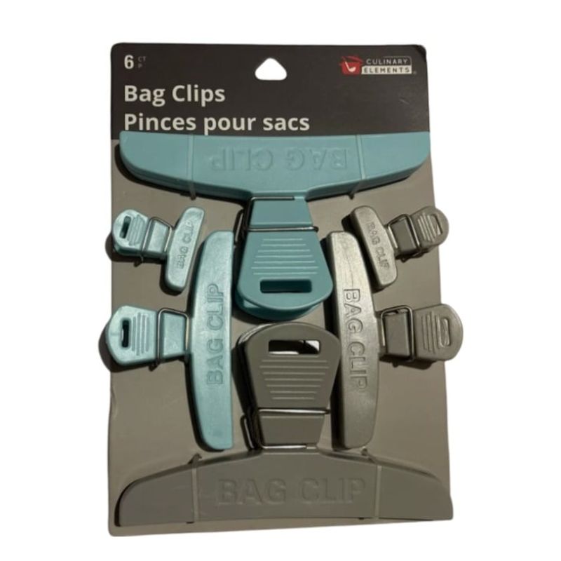 GENERICO - Clips Para Bolsa De 6 Piezas Culinary Elements
