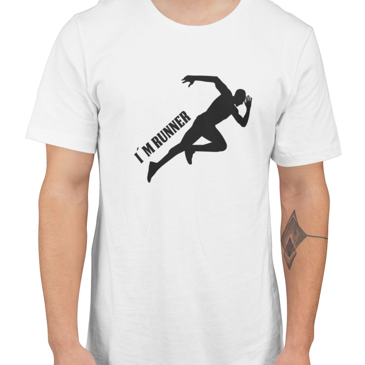 GENERICO - POLERAS HOMBRES I´M RUNNER CORREDOR