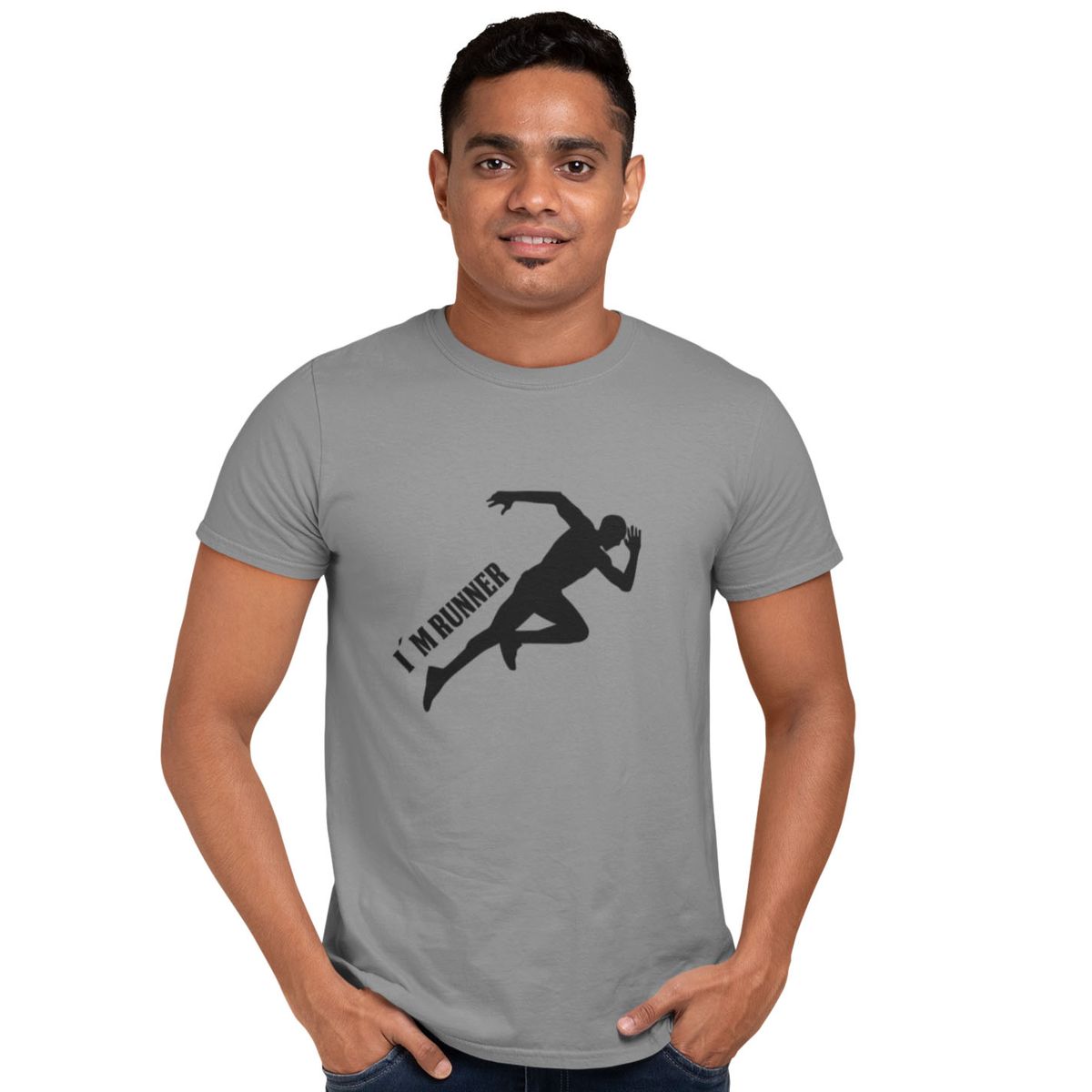 GENERICO - POLERAS HOMBRES I´M RUNNER CORREDOR