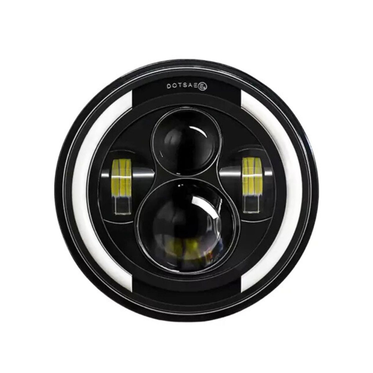 GENERICO - Foco Led Redondo Optico Tunning Compatible Jeep Land Rover