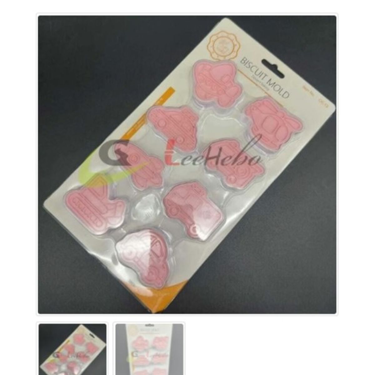 GENERICO - Cortador De Galletas 8 Piezas De Plastico Diseño Autos