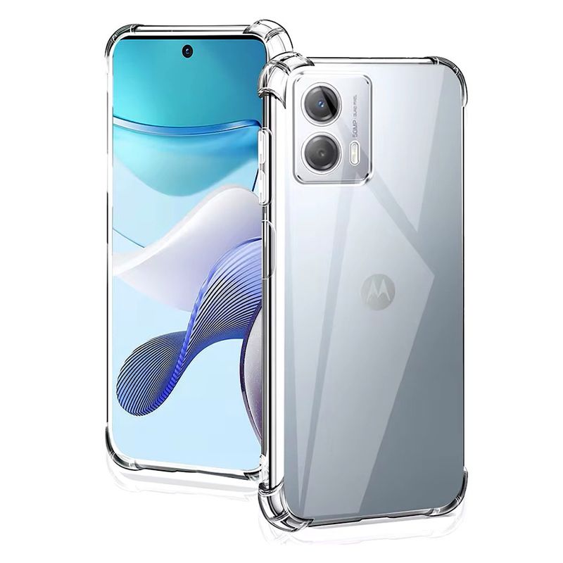 GENERICO - Carcasa Transparente Reforzada Para Motorola G53 5G