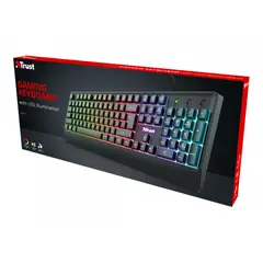 TRUST - Teclado Ziva Gaming Usb Qwerty español Negro