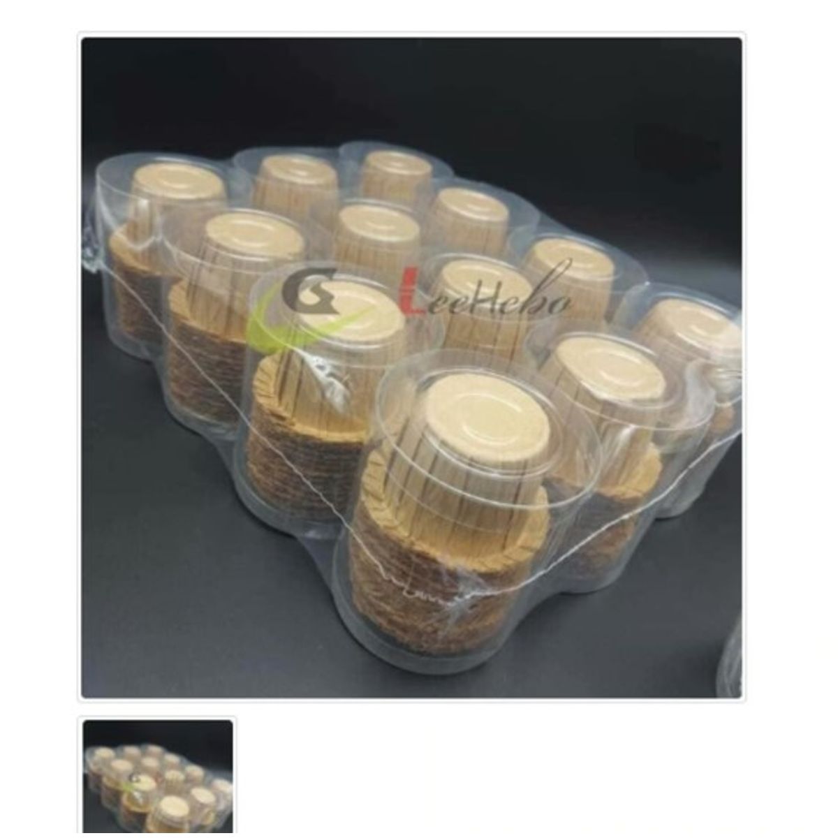 GENERICO - Capsula Sombrero De Papel Para Muffins Cafe Claro