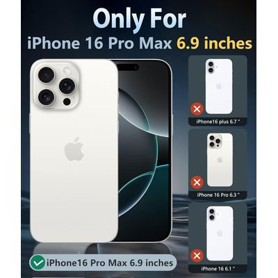 Imagen 2 del producto Carcasa para iPhone 16 Pro Max MagSafe Transparente Reforzada