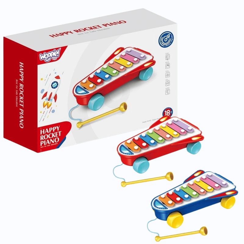 TEDMIMAK - Happy Rocket Piano Juguete Didáctico Tedmimak