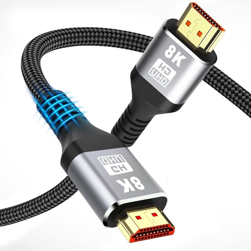 GENERICO - Cable Hdmi V21 3 Metros  8k 4k A 144hz Para Apple Tv 4k