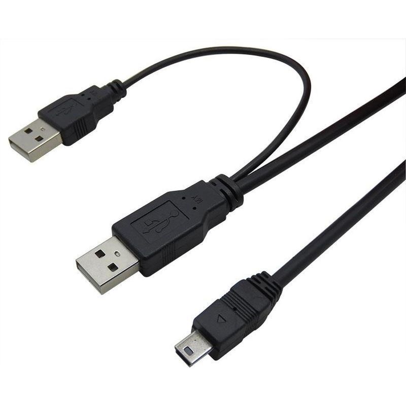 GEN - Cable Mini Usb V3 Disco Duro Externo Tipo y Conector 5 Pin - Negro