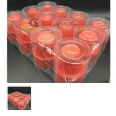 GENERICO - Capsula Sombrero De Papel Para Muffins Rojo