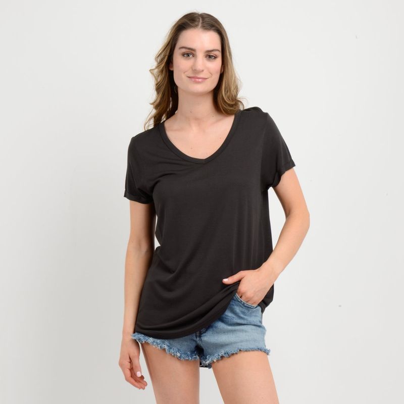 O'NEILL - POLERA MANGA CORTA ESSENTIAL  NEGRO