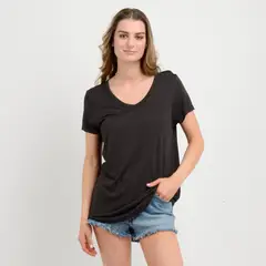 O'NEILL - POLERA MANGA CORTA ESSENTIAL NEGRO